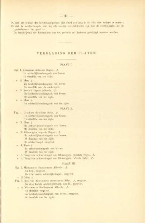 Verklaring der platen