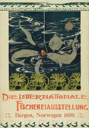 Die Internationale Fischereiausstellung, Bergen, Norwegen 1898