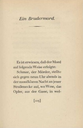 Ein Brudermord