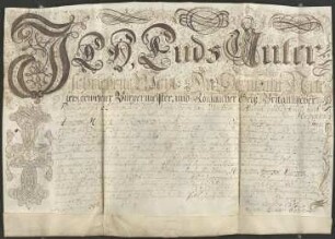 1734 Apr. 28. Empfehlungsbrief der Apothekerswitwe zu Hoya f. H. Ad. Müller.