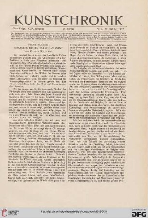 Franz Kugler, Preussens erster Kunstdezernent