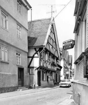 Fachwerkwohnhaus; Nidda, Mühlstraße 4