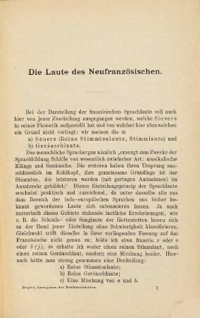Die Französischen Sprachlaute