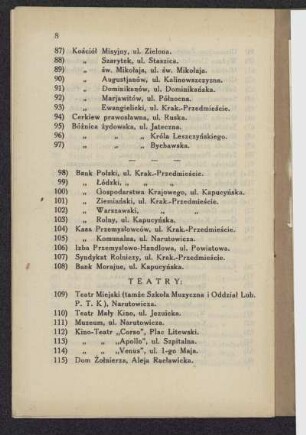 Stadtplan von Lublin, heute Ļubļina, Polen, 1:15 000, Druck, 1931 : Plan wielkiego miasta Lublina / Opracowany przez Biuro Regulacji Magistratu m. Lublina. - 1:15 000. - Lublin : Naklad Polskiego Towarzystwa Krajoznawczego Oddzialu, 1931. - 1 Kt. : mehrfarb. ; 44 x 54 cm + 1 H.: Skorovidz ulic