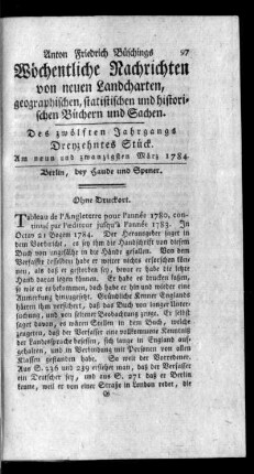 Dreyzehntes Stück