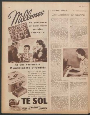 La semana lírica : Dos conciertos de categoría