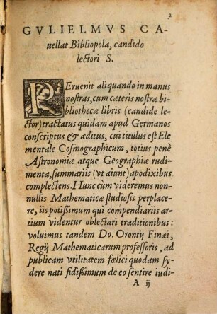 Elementale cosmographicum