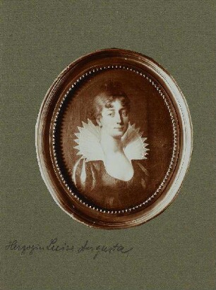 Bildnis von Luise Augusta (1771-1843) Herzogin von Schleswig-Holstein-Sonderburg-Augustenburg