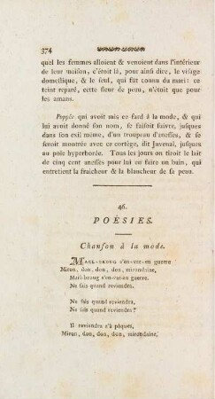 46. Poésies