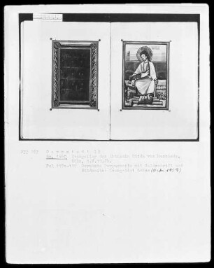 Evangeliar mit Capitulare der Äbtissin Hitda — Lukas, Folio 118recto