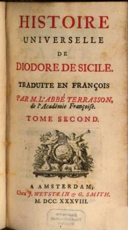 Histoire Universelle De Diodore De Sicile, 2