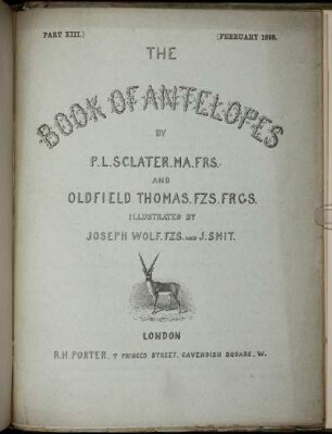 The Book Of Antelopes. [Part XIII. bis Part XVII.]