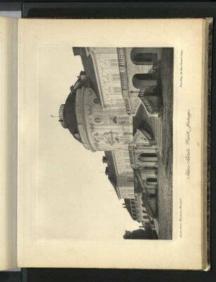 Schloss Solitude. Nördl. Freitreppe
