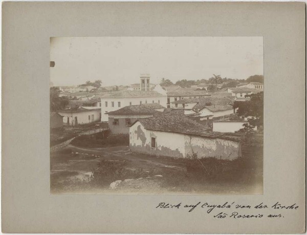 View of Cuyabá from the church of São Rosario