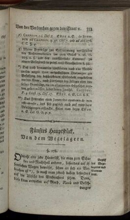 Fünftes Hauptstück. - Neuntes Hauptstück.