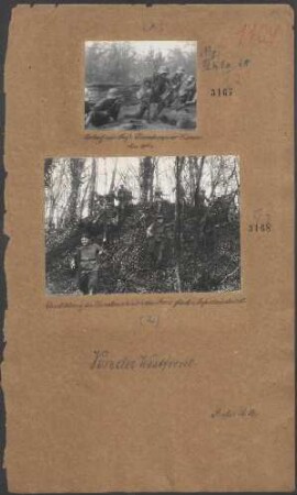 Anlauf einer Inf. Sturmtruppe vor Verdun