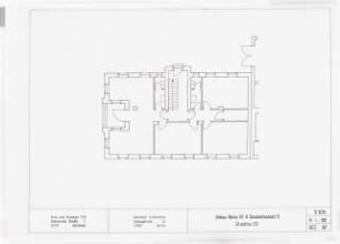 Engelhardt Hof, Berlin: Umbau Büros Bauteil A (Bestand): Grundriss Erdgeschoss 1:100