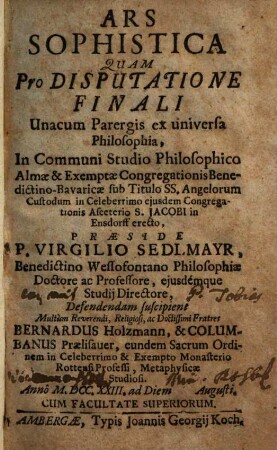 Ars Sophistica