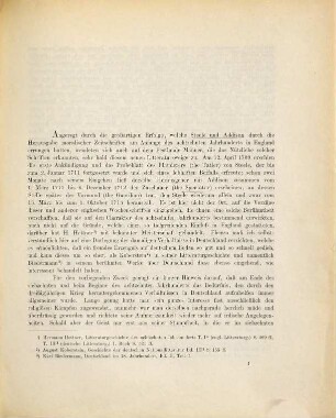 Die ersten moralischen Wochenschriften Hamburgs am Anfange des achtzehnten Jahrhunderts