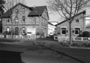 Produktionsanlagen der hist. Drahtzieherei Ullmann; Hanau, Frankfurter Landstraße 52, Hindemithstraße 32a, Frankfurter Landstraße 56, Frankfurter Landstraße 54