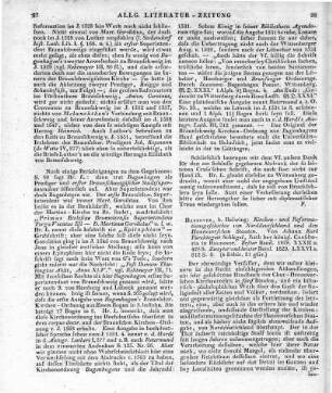 Schlegel, J. K. F.: Kirchen- und Reformationsgeschichte von Norddeutschland und den Hannoverschen Staaten. Bd. 1-2. Hannover: Helwing 1828-29