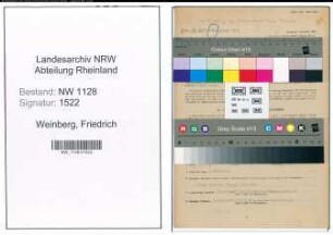Entnazifizierung Friedrich Weinberg , geb. 31.03.1882 (Polizist)