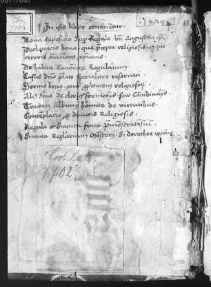 Albuinus heremita de virtutibus religiosorum - BSB Clm 7702