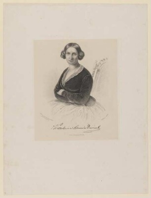 Bildnis der Wilhelmine Schroeder Devrient