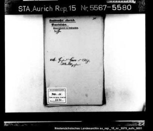 Hausierkonzessionen und -gesuche: Gerhard Gewe aus Aurich, Schuhwarenhandel