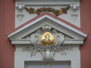 Bautzen - Barockfassade : Prunkfassade eiens sanierten Barockhauses, aufgenommen am 6. Februar 2011 in Bautzen