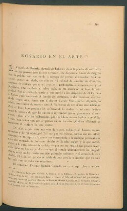 Rosario en el arte