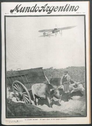 La aviación nacional. - El nuevo pájaro de los campos argentinos [Fotografía]