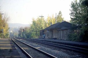 Heilbronn Karlstor Empfangsgebäude Bahnsteig