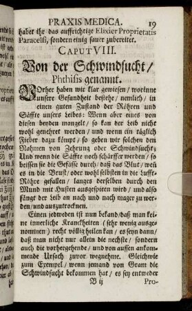 Caput VIII. Von der Schwindsucht/ Phthisis genannt.