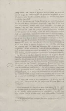 De staat der zaken in den Oosthoek, in gevolge van de kapitulatie, ... met den Engelschen Admiral Pellew aangegaan