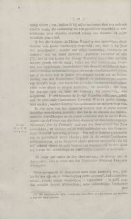 De staat der zaken in den Oosthoek, in gevolge van de kapitulatie, ... met den Engelschen Admiral Pellew aangegaan