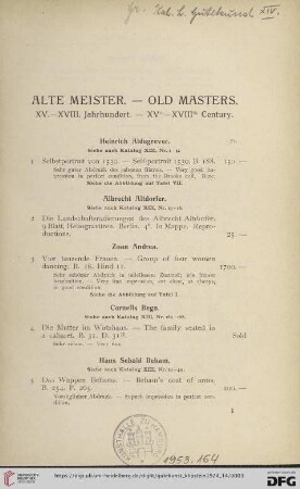 [Heinrich Aldegrever - Jacob de Wit] (Nr. 1 - 190)