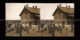 Gruppe Mandschu an der Bahnstation Udzja