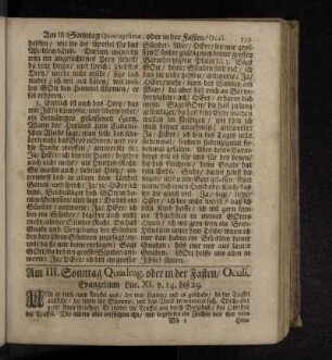 Am III. Sonntag Quadrag. oder in der Fasten/ Oculi.