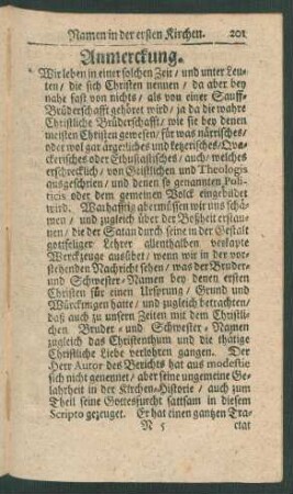Anmerckung.
