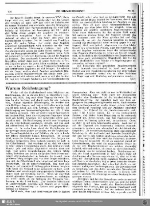 Warum Reichstagung?