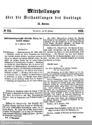122. Sitzung