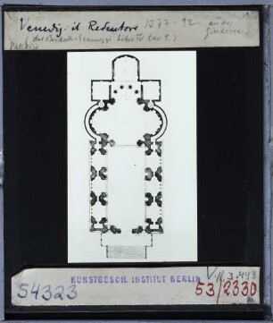Venedig, Il Redentore : Grundriss