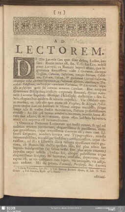 Ad Lectorem