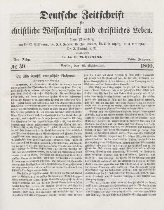 305-312 Der erste deutsche evangelische Kirchentag : Fortsetzung und Schluß