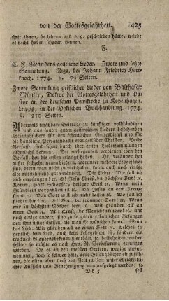 Geistliche Lieder. Slg.2.