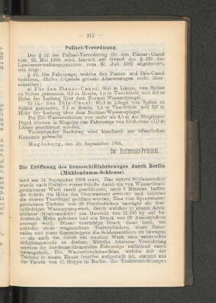 Polizei-Verordnung.