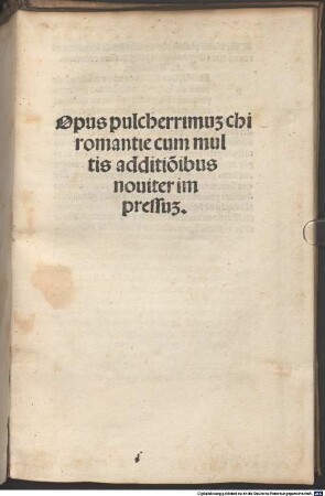 Chiromantia