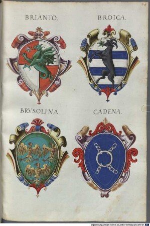 Insignia ... XI. Insignia nobilium Veronensium, Vicentinorum - BSB Cod.icon. 276