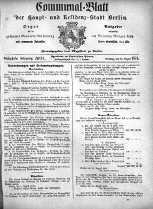 1876,34: No. 34, 20. August 1876